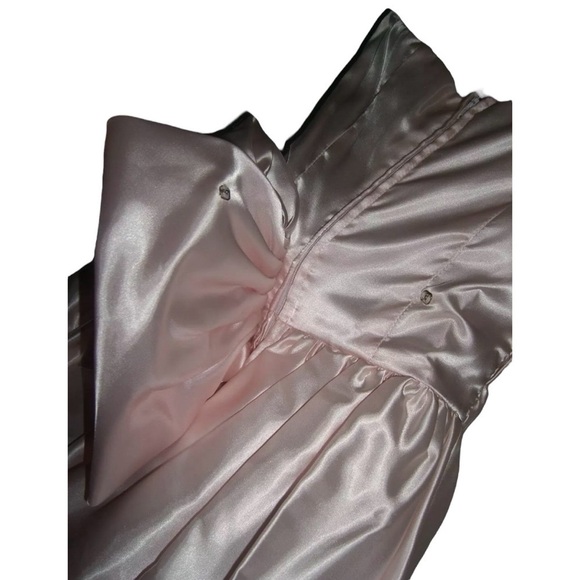 Zum Zum Dress Vintage 80s Princess Sequin Pink Bow Coquette Ballet Barbie Fairy - Picture 10 of 16